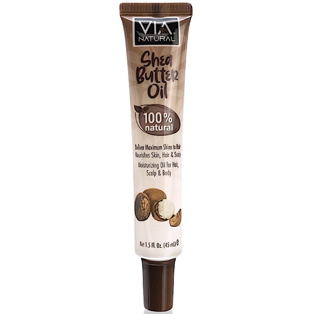 3/$12 Via Natural Shea Butter Moisturizing Oil for Hair, Scalp and Body 1.5oz